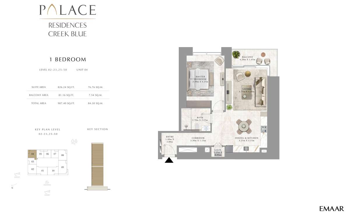 Unit 4, Level 2-23, 25-50-Building 2